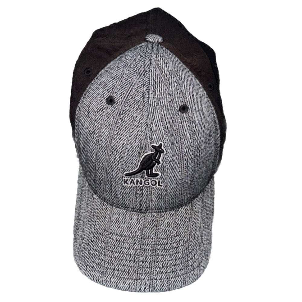 Kangol Flex Fit Hat Vintage Y2K Gray Embroidered Logo SM/MD Men’s